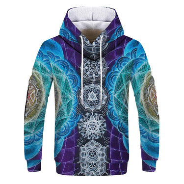 Visionary Mandala Chakra Hoodie
